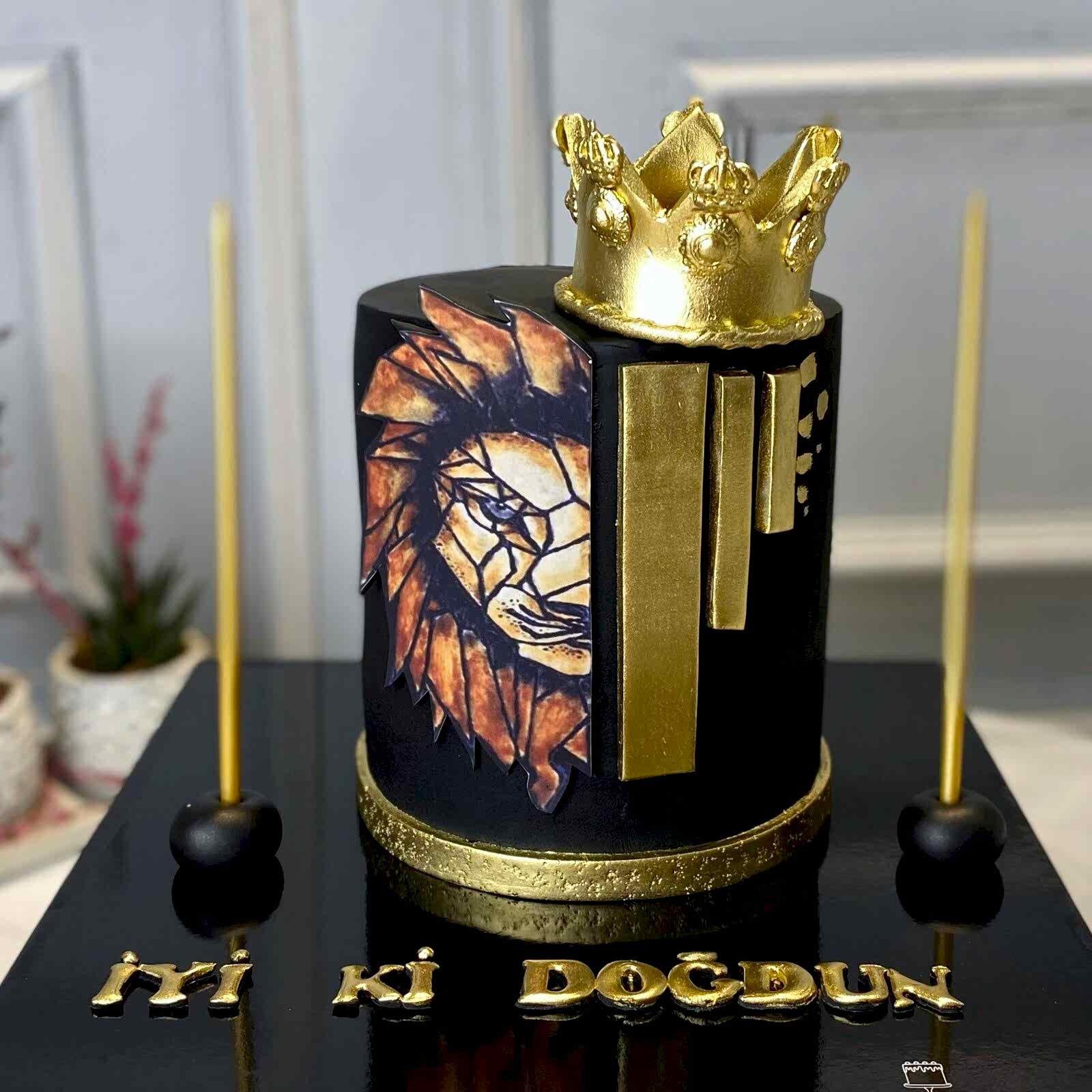 Aslan Tasarımlı Mini Pasta