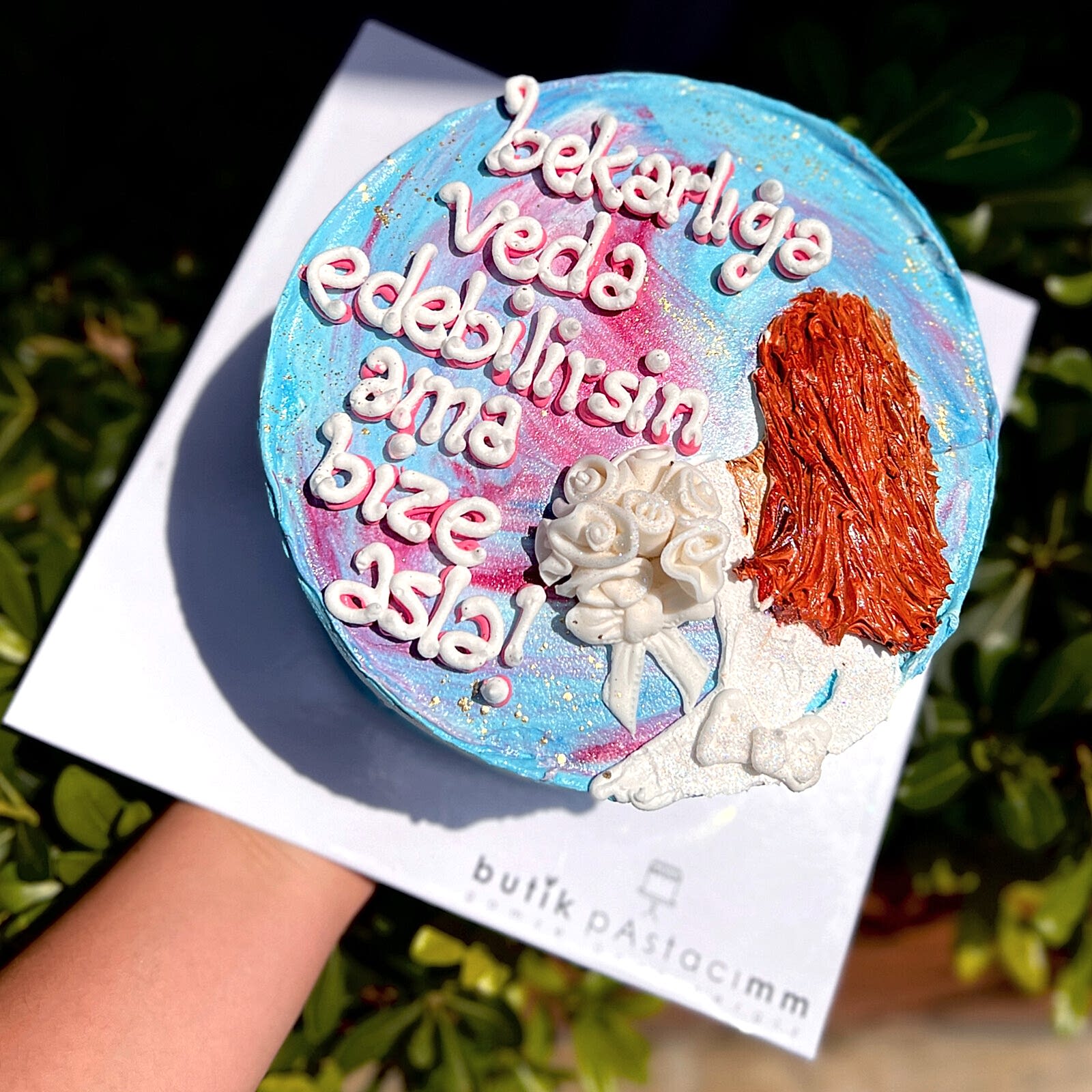 Bride To Be Yazılı Pasta