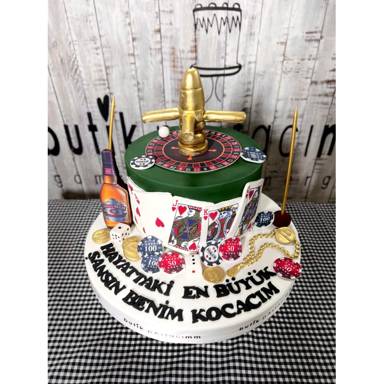 Kişiye Özel Dizaynlı Pasta
