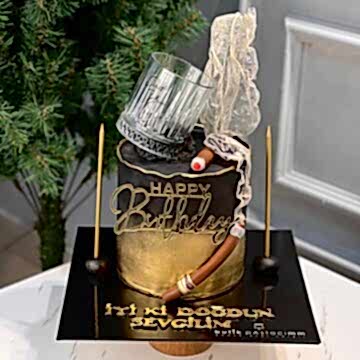 Bardak Detaylı Tasarım Pasta