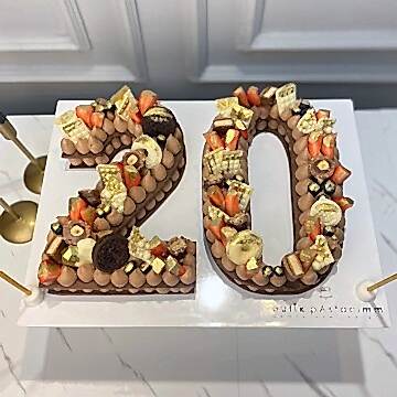 20 Yaş Rakam Pasta