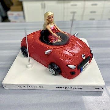 Arabalı Barbie Pastası