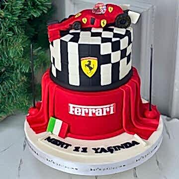 Arabalı Özel Tasarım Pasta