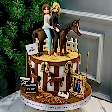 At Figürlü Kişiye Özel Pasta