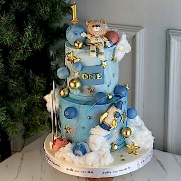 Ayıcık Astronot Uzay Pastası