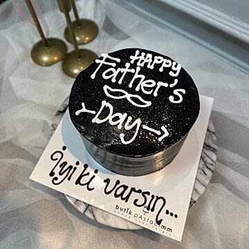 Babalara Günü Yazılı Pasta