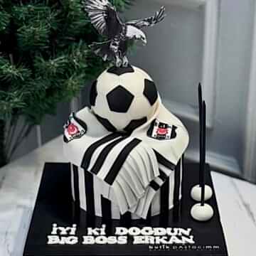 Beşiktaş Temalı Taraftar Pastası