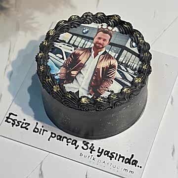 Komik Resim Baskılı Pasta