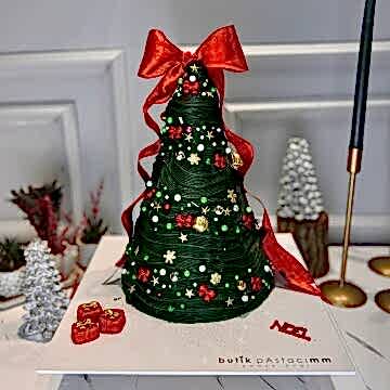 Çam Ağacı Yeni Yıl Pastası