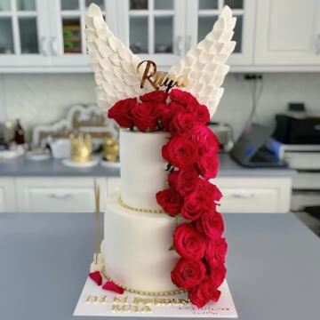 Çiçekli Konsept Pasta