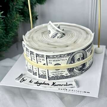 Dolar Destesi Tasarım Pasta