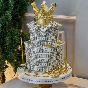 Dolar Detaylı Akrep Burcu Pastası