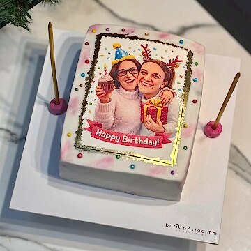 Eğlenceli Resimli Pasta