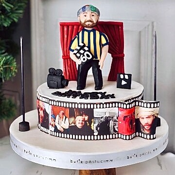 Figürlü Oyuncu Pastası (Film Şeridi Pasta)