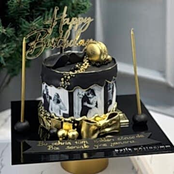 Fotoğraf Anıları İle Özel Tasarım Pasta (Resimli Pasta)