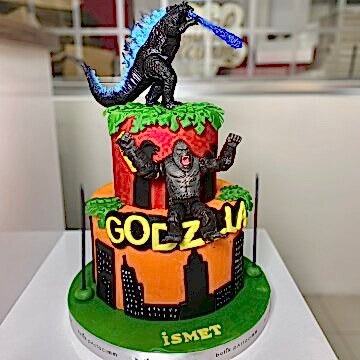 Dinazor Temalı Pasta