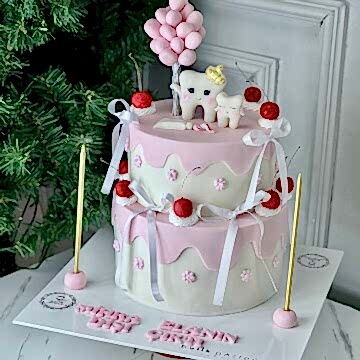 Kız Çocuk Diş Buğdayı Pastası