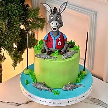 Komik Karadenizli Pastası - Eşekli Pasta - Taraftar Pastası