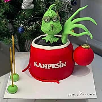 Komik Yılbaşı Pastası (Grinch Pastası)