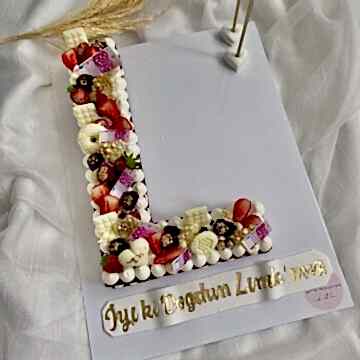 L Harf Kurabiye Pasta