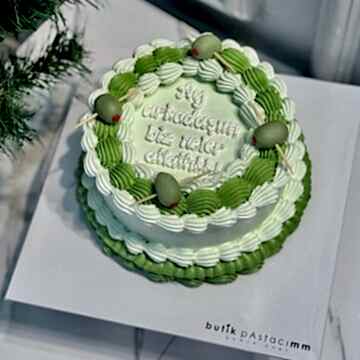 Martini Yazılı Pasta