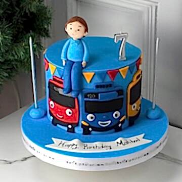 Otobüslü Çocuk Pastası