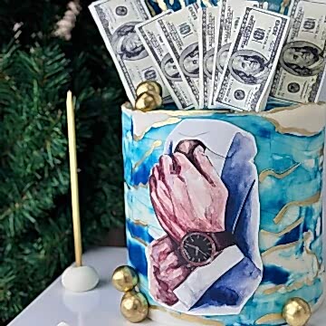 Özel Tasarım Klas Erkek Pastası