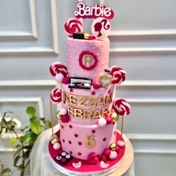 Özel Tasarımlı Pembe Pasta