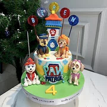 Paw Petrol Çocuk Pastası