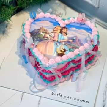 Prenses Resim Baskılı Çocuk Pastası