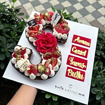 S Harf Kurabiye Pasta