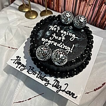 Siyah Simli Disco Toplu Pasta