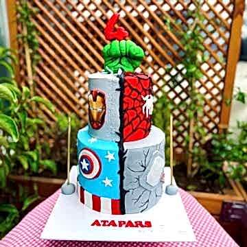 Süper Kahramanlar Çocuk Pastası