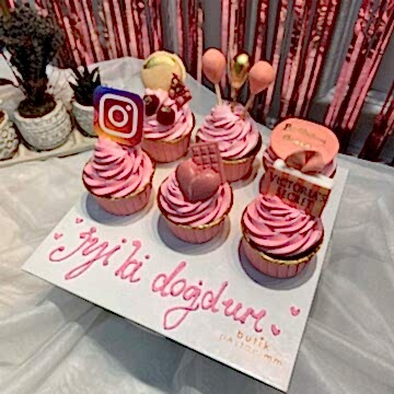 Tasarım Cupcake ( Pembe )