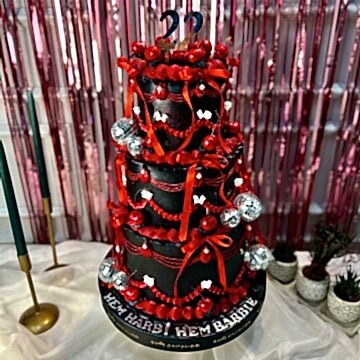 Vintage Dizayn Kurdeleli Pasta